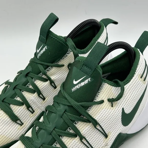 Nike HyperShift Shoes Mens Size 8 Green White Basketball Sneakers 856488-130