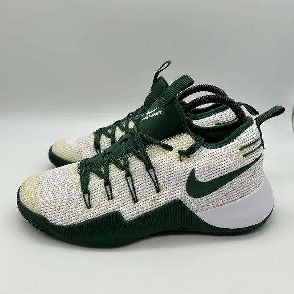 Nike HyperShift Shoes Mens Size 8 Green White Basketball Sneakers 856488-130