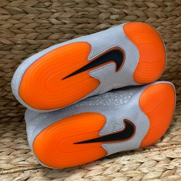 Nike Inflict SE Wrestling Shoe Mens Size 10.5 Orange Grey Black NEW