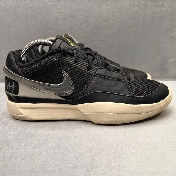 Nike Ja 1 Ain't Ducking Low Mens Size 8 Basketball Shoes Black Coconut Milk 2023