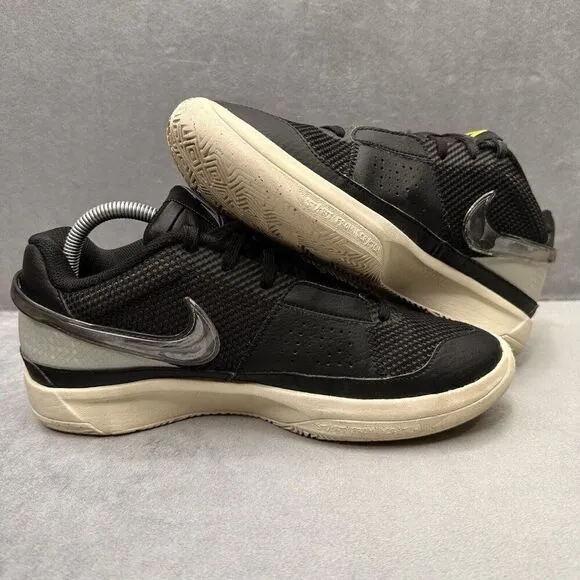Nike Ja 1 Ain't Ducking Low Mens Size 8 Basketball Shoes Black Coconut Milk 2023