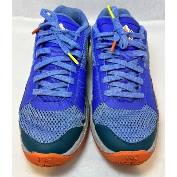 NIKE JA Morant 1‎ Backyard BBQ Low Top Sneakers 6Y Blue-READ/REVIEW PHOTOS