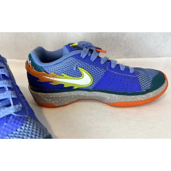 NIKE JA Morant 1‎ Backyard BBQ Low Top Sneakers 6Y Blue-READ/REVIEW PHOTOS
