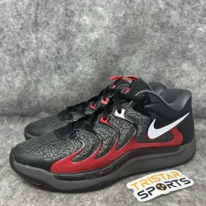 Nike KD 17 TB Basketball Shoes Mens Size 10 Black Red Late Night FJ9487-001