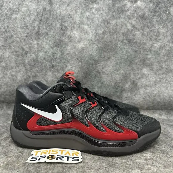 Nike KD 17 TB Basketball Shoes Mens Size 10 Black Red Late Night FJ9487-001