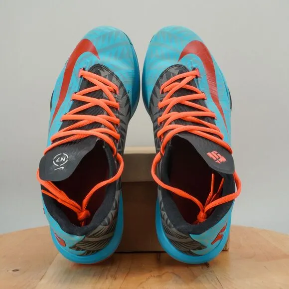 Nike KD 6 VI N7 Mens Size 9.5 Basketball Shoes Blue Red 2013 Sneakers Low Top