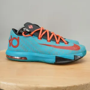 Nike KD 6 VI N7 Mens Size 9.5 Basketball Shoes Blue Red 2013 Sneakers Low Top