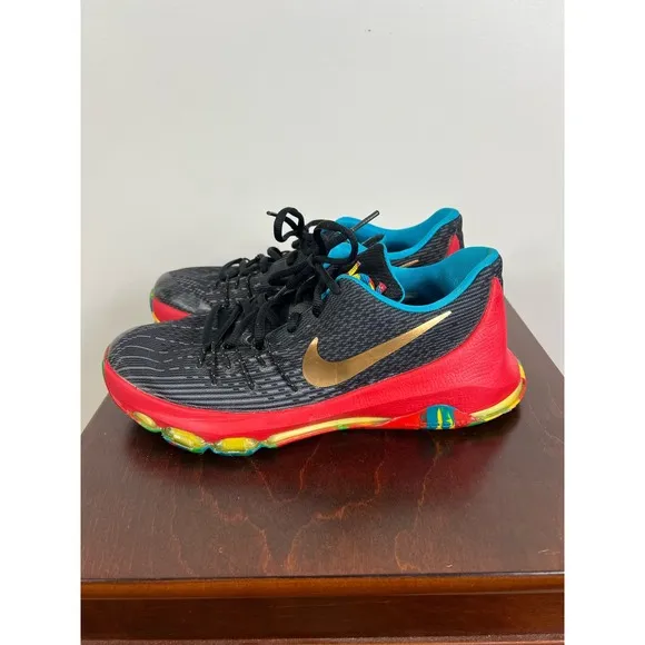 Nike KD 8 GS Money Ball Multi Color Kids Size US 7Y Basketball Shoes