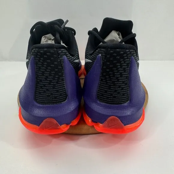 Nike KD 8 Vinary Basketball Shoes Mens Size 9 Black Purple Low Top 749375-013