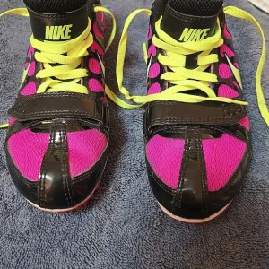 Nike Kids Pink and Black Athletic Shoes