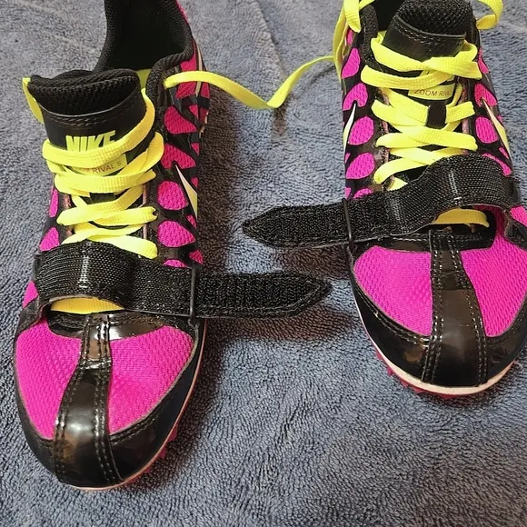 Nike Kids Pink and Black Athletic Shoes