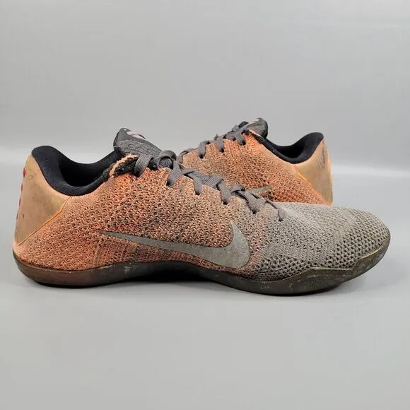 Nike Kobe 11 Elite Low Easter Gray Shoes Size 11 822675-078