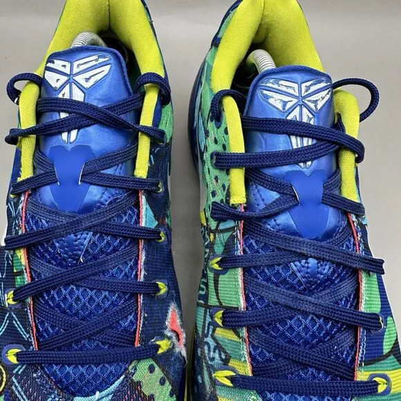 Nike Kobe 9 IX EM Low Brazil World Cup Blue/Venom Green, Size 11.5 646701-413