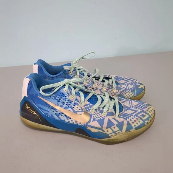 Nike Kobe 9 IX EM Low Hyper Cobalt, 646701-414, Mens Basketball Shoes, Size 11.5