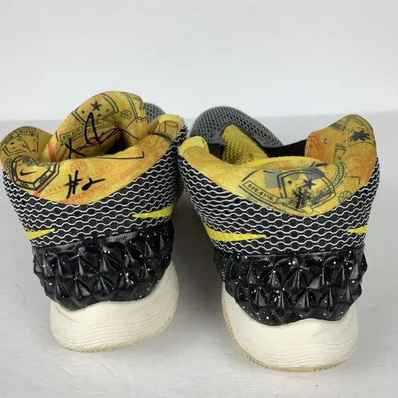 Nike Kyrie 1 LMTD Rise Size 9 Men’s Shoes OG All Black Yellow ***NO LACES***