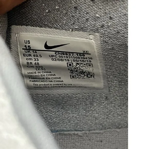 Nike Kyrie 2 Low TB White Gray Basketball Shoes Men’s Size 15 CN9827