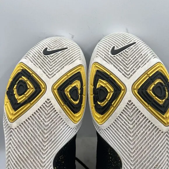 Nike Kyrie 3 Men's Black Yellow Basketball Shoes Mid Top Sz‎ 10.5 852395-901