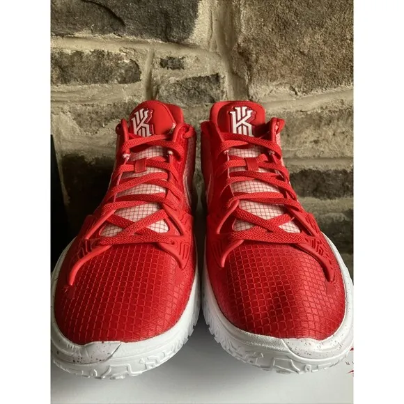 Nike Kyrie 4 Low TB Promo Red White Basketball Shoes DM5041-603 Men’s Size 13.5