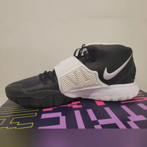 Nike Kyrie 6 TB Basketball Shoes Mens Size 18 Promo Black/White CW4142-001