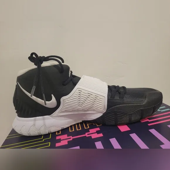 Nike Kyrie 6 TB Basketball Shoes Mens Size 18 Promo Black/White CW4142-001