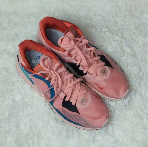 Nike Kyrie Low 5 Basketball Shoes Madder Root Pink Teal DJ6012-800 Size 13