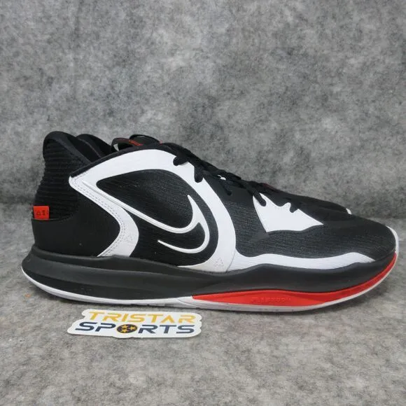 Nike Kyrie Low 5 Basketball Shoes Mens 12 Bred Black White Red DJ6012-001