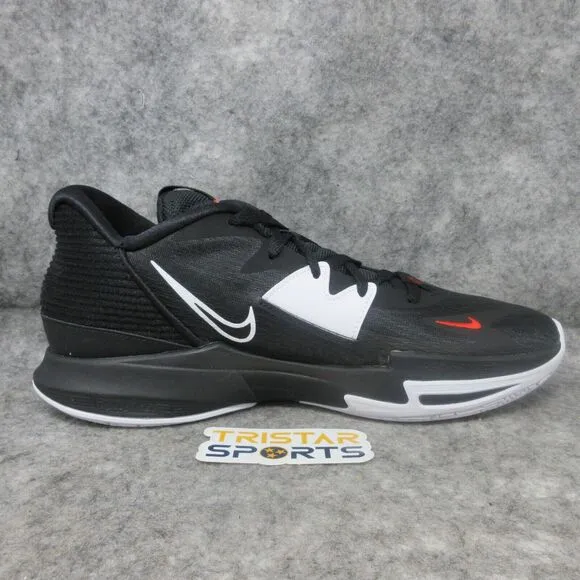Nike Kyrie Low 5 Basketball Shoes Mens 12 Bred Black White Red DJ6012-001