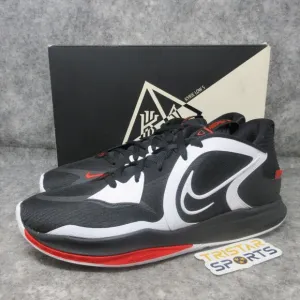 Nike Kyrie Low 5 Basketball Shoes Mens 12 Bred Black White Red DJ6012-001