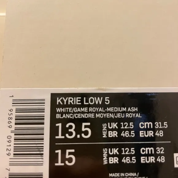Nike Kyrie Low 5 Butterfly Effect Men's Basketball Shoes DJ6012-100