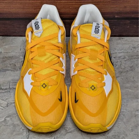 Nike Kyrie Low 5 TB Promo Men's 8.5 University Gold Black White Shoes DX6651-701