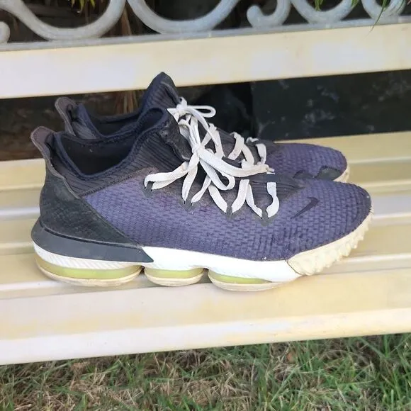 Nike LeBron 16 Low Black Python shoes 13