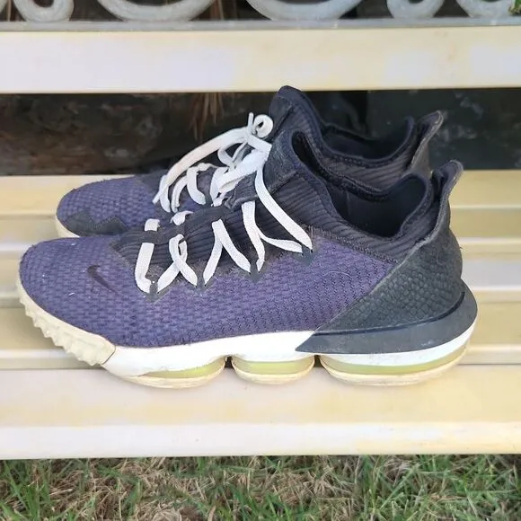 Nike LeBron 16 Low Black Python shoes 13