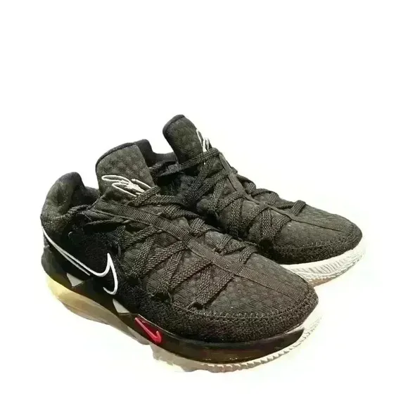Nike LeBron 17 Low Men's Basketball Shoes Black - Size 7
