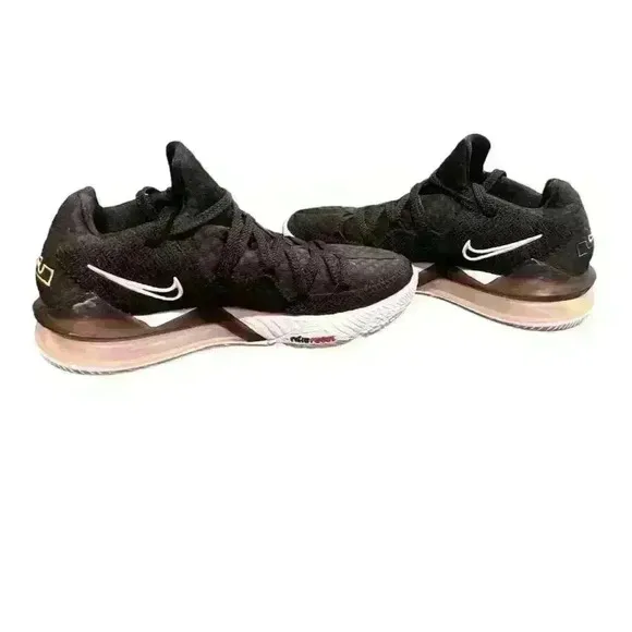 Nike LeBron 17 Low Men's Basketball Shoes Black - Size 7