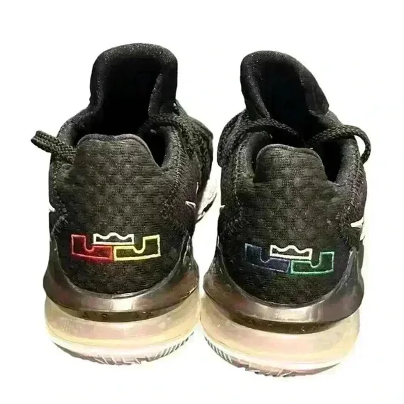 Nike LeBron 17 Low Men's Basketball Shoes Black - Size 7