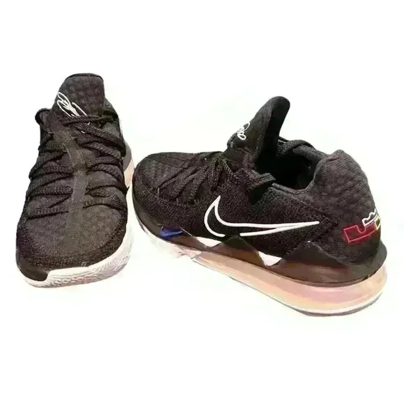 Nike LeBron 17 Low Men's Basketball Shoes Black - Size 7