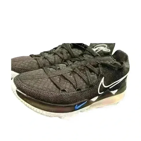 Nike LeBron 17 Low Men's Basketball Shoes Black - Size 7