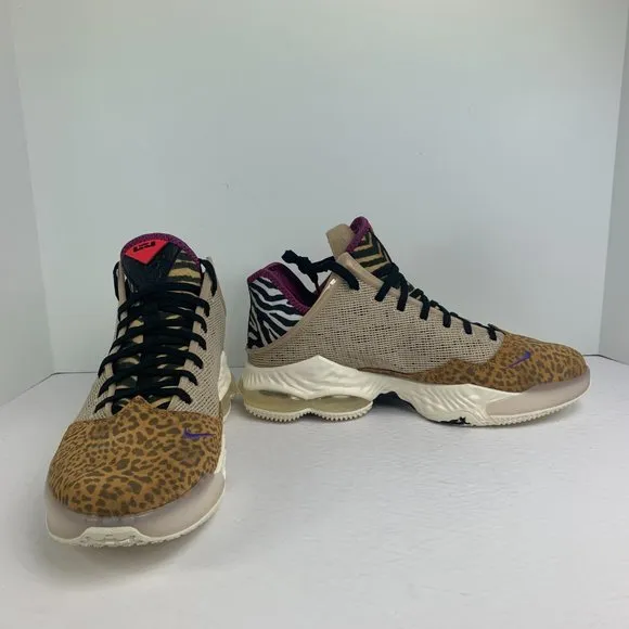 Nike Lebron 19 Low Shoes &quot;Safari&quot; Rattan Sail Black DM1058-200 Men's Multi Size