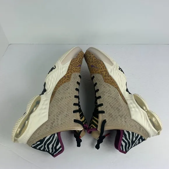 Nike Lebron 19 Low Shoes &quot;Safari&quot; Rattan Sail Black DM1058-200 Men's Multi Size