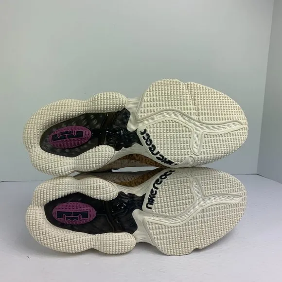 Nike Lebron 19 Low Shoes &quot;Safari&quot; Rattan Sail Black DM1058-200 Men's Multi Size