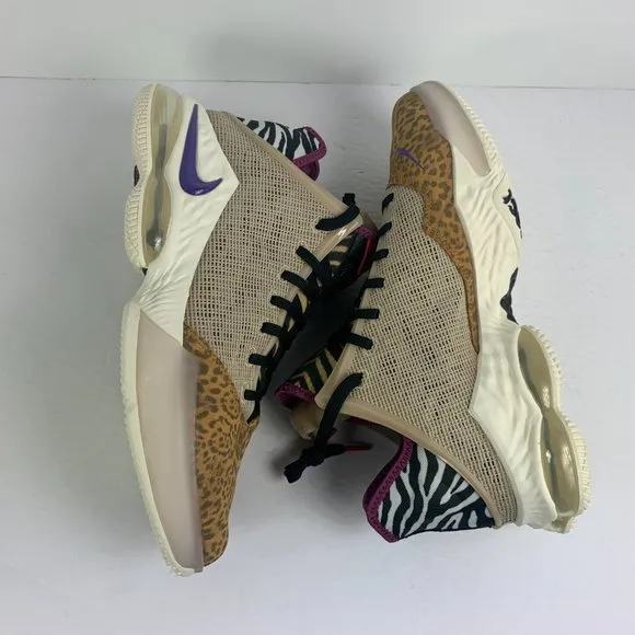 Nike Lebron 19 Low Shoes &quot;Safari&quot; Rattan Sail Black DM1058-200 Men's Multi Size