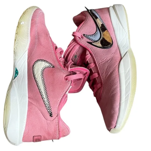 Nike LeBron 20 South Beast Premium Pink Animal Print Men's Tenis Shoes