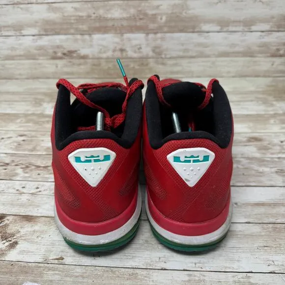 Nike LeBron 9 Low Liverpool 510811-601 Red Basketball Shoes Men's Size 14