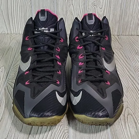 Nike LeBron Miami Nights Black Grey Silver Mens Size 13