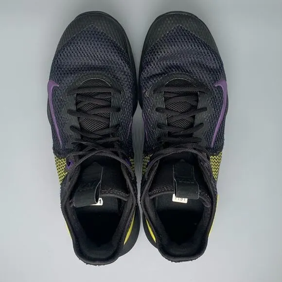 Nike LeBron Witness 4 Black/Opti Yellow Basketball Shoes BV7427-004 Men's Sz13