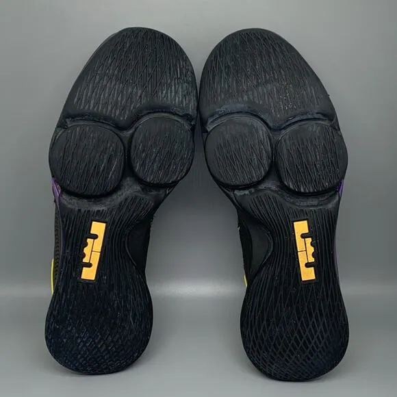 Nike LeBron Witness 4 Black/Opti Yellow Basketball Shoes BV7427-004 Men's Sz13