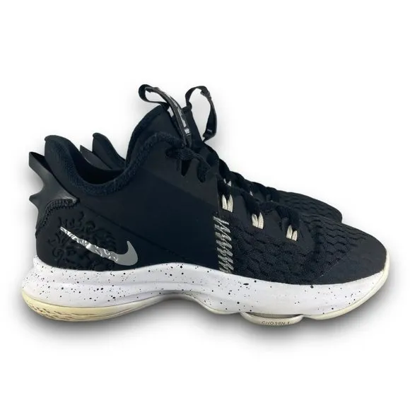 Nike LeBron Witness 5 Sneakers CT4629 001 Athletic Shoes Black Youth 6 Women 7.5