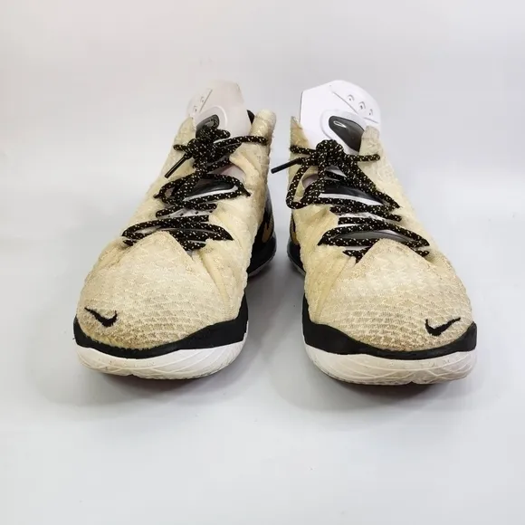 Nike LeBron XVIII 18 'Home' White Amarillo Black CQ9283-100 Men's Size 8.5 Shoes