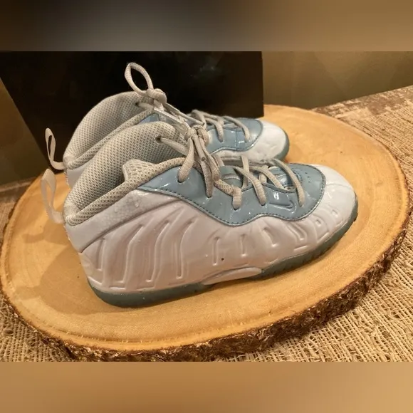 Nike Little Posite One PS Aura Blue DM1095-400 Athletic Shoes-10C With Box