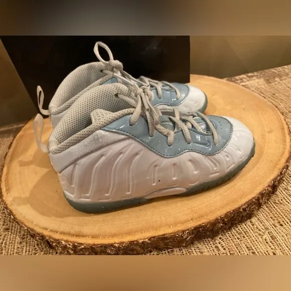 Nike Little Posite One PS Aura Blue DM1095-400 Athletic Shoes-10C With Box